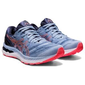 ASICS Women's Gel-Nimbus 23 Running Shoes Mist/Blazing Coral, Size 6 B